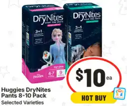 IGA Huggies DryNites Pants offer