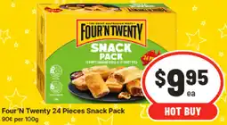 IGA Four'N Twenty 24 Pieces Snack Pack offer