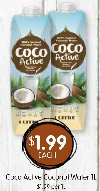 Spudshed Coco Active Coconut Water offer
