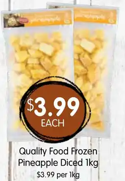 Spudshed Quality Food Frozen Pineapple Diced offer