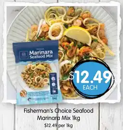 Spudshed Fisherman's Choice Seafood Marinara Mix offer