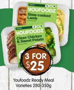 Spudshed Youfoodz Ready Meal Varieties offer