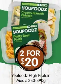 Spudshed Youfoodz High Protein Meals offer