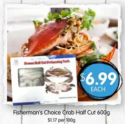 Spudshed Fisherman's Choice Crab Half Cut offer