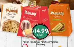 Spudshed Paluani Pandoro or Panettone Varieties offer