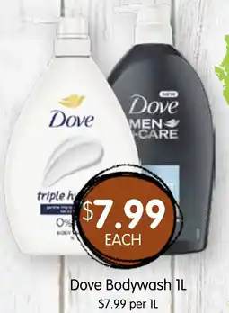 Spudshed Dove Bodywash offer