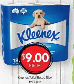 Spudshed Kleenex Toilet Tissue 18pk offer