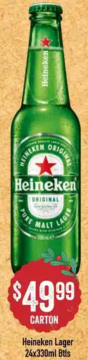 Spudshed Heineken Lager Btls offer