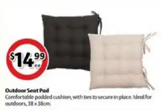 Coles Outdoor seat pad offer