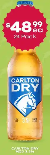 Thirsty Camel Carlton dry mid 3.5% offer