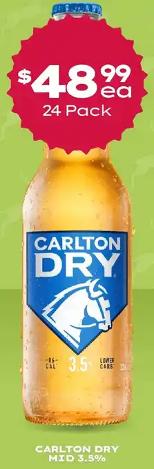 Carlton dry mid 3.5%