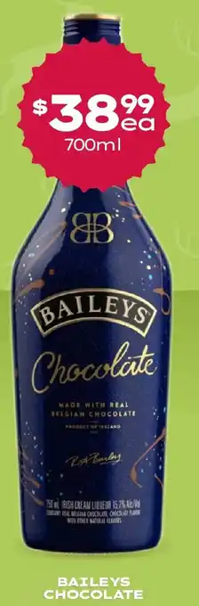 Thirsty Camel Baileys chocolate offer