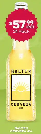 Thirsty Camel Balter cerveza 4% offer