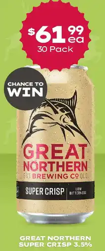 Thirsty Camel Great northern super crisp 3.5% offer