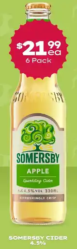 Thirsty Camel Somersby cider 4.5 % offer