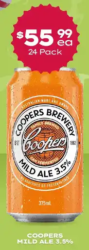 Thirsty Camel Cooper mild ale 3.5% offer