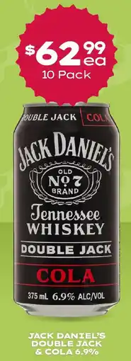Thirsty Camel Jack daniel's double jack & cola 6.9% offer