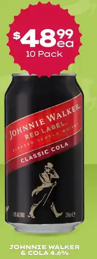Thirsty Camel Johnnie walker & cola 4.6% offer