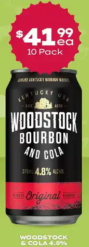 Thirsty Camel Woodstock & cola 4.8% offer