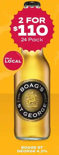 Thirsty Camel Boags st george 4.2% offer