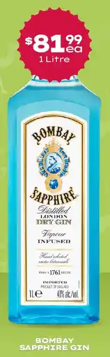 Thirsty Camel Bombay sapphire gin offer