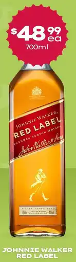Thirsty Camel Johnnie walker red label offer