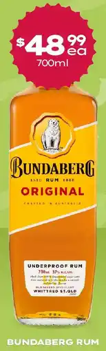 Thirsty Camel Bundaberg rum offer