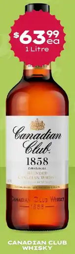 Thirsty Camel Canadian club whisky offer