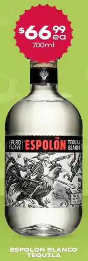 Thirsty Camel Espolon blanco tequila offer