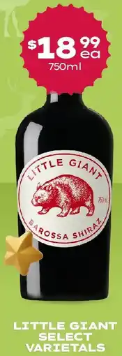 Thirsty Camel Little giant select varietals offer