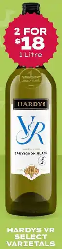 Thirsty Camel Hardys vr select varietals offer