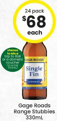 The Bottle O Gage Roads Range Stubbies offer