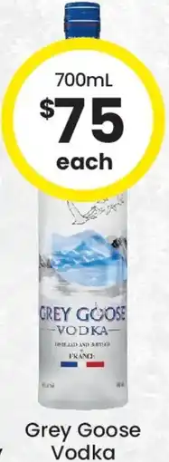 The Bottle O Grey Goose Vodka offer