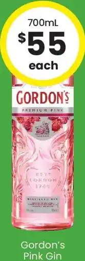 The Bottle O Gordon's Pink Gin offer