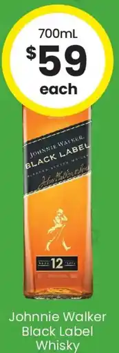 The Bottle O Johnnie Walker Black Label Whisky offer