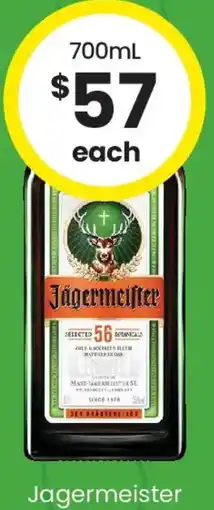 The Bottle O Jagermeister offer