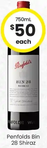 The Bottle O Penfolds Bin 28 Shiraz offer