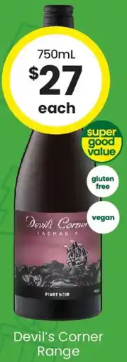 The Bottle O Devil's Corner Range offer