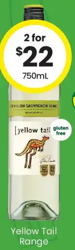 The Bottle O Yellow Tail Range offer
