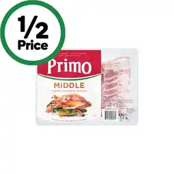 Woolworths Primo Middle Bacon – From the Fridge offer