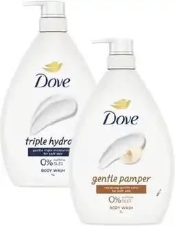 Coles Dove Body Wash offer