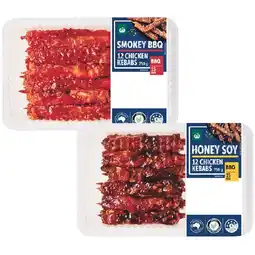 Woolworths Woolworths Marinated Kebabs Varieties with RSPCA Approved Chicken – From the Meat Dept offer