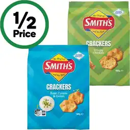 Woolworths Smith’s Oven Baked Crackers offer