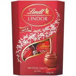 Woolworths Lindt Lindor Mini Cornet Milk offer