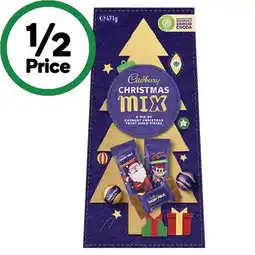 Woolworths Cadbury Christmas Mix Tree Giftbox offer