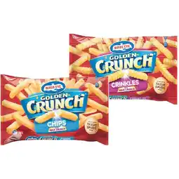 Woolworths Birds Eye Golden Crunch Chips offer