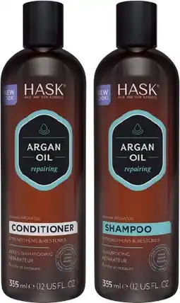 Coles Hask Shampoo or Conditioner 355mL offer