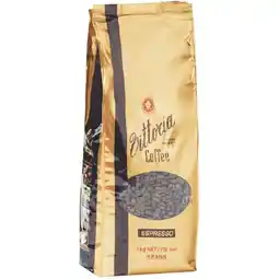 Woolworths Vittoria Espresso Beans or Ground Coffee 1 kg offer