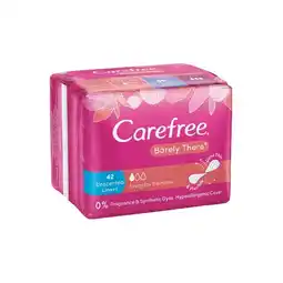 Woolworths Carefree Barely There Liners offer