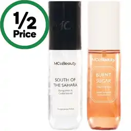 Woolworths MCoBeauty Fragrance Mist offer